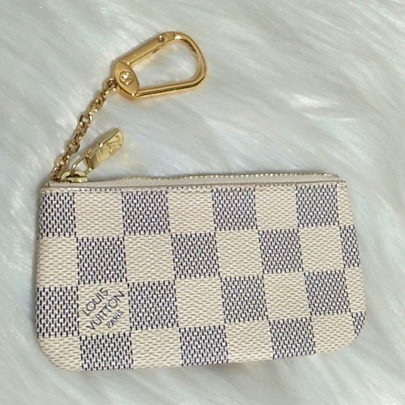 Louis Vuitton Handbags - SALE! HOST PICK! NWOT Louis Vuitton Damier Azur Pouchette Key/Money Wallet